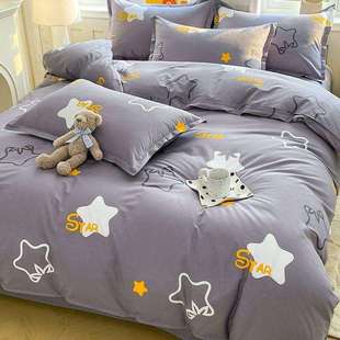 纯棉全棉被套单件学生宿舍单人150x200被罩180x220加