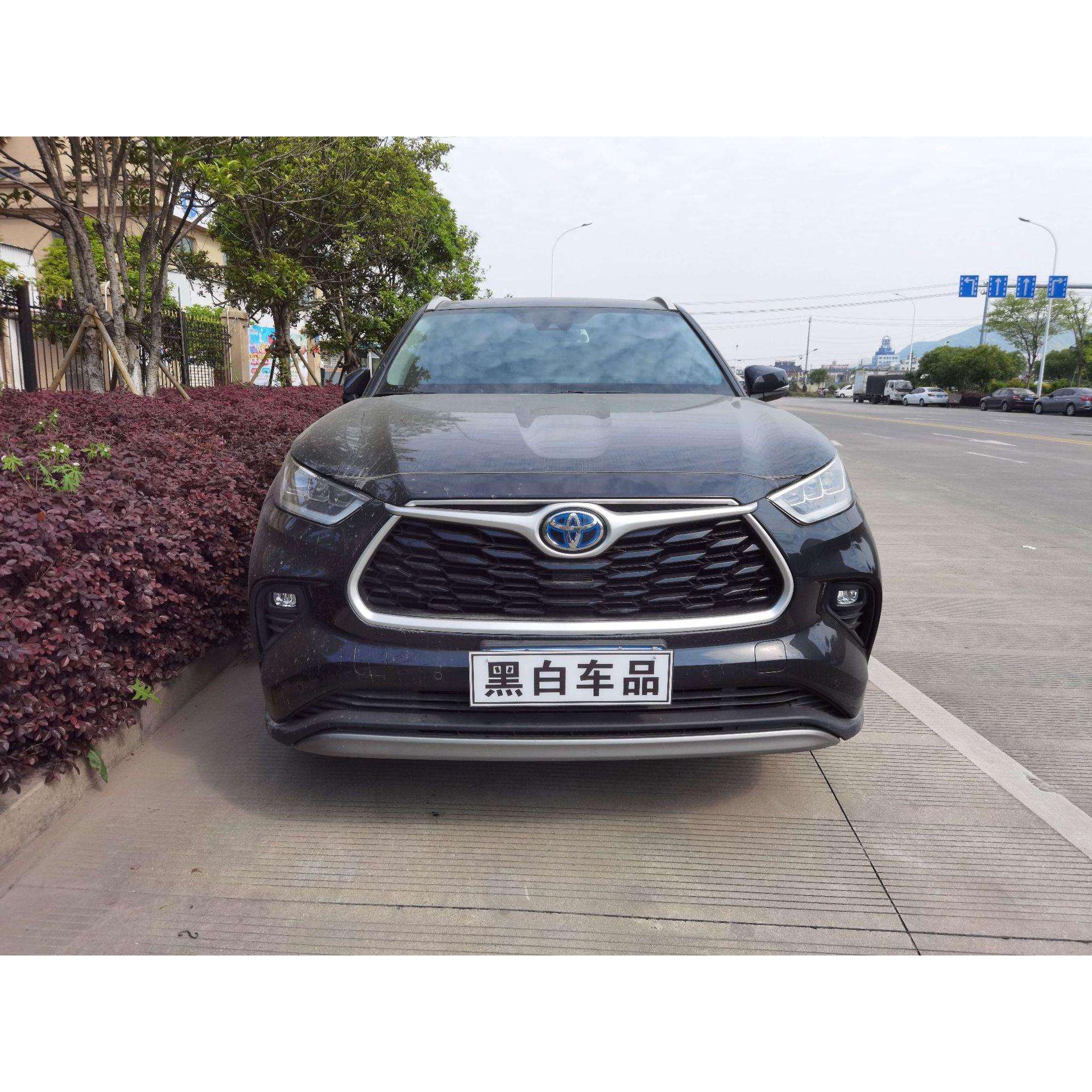 适用于22汉兰达(加长）(4片)晴雨挡不锈钢雨眉装饰改装遮雨档