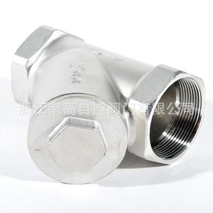 316304丝口y型过滤器4分内螺DN15GL11W 16P不锈钢内螺纹过滤器