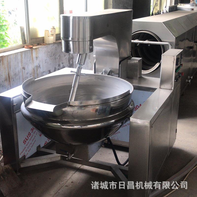 全自动行星炒锅炒菜机大型火锅底料炒锅全自动底料馅火锅炒料机