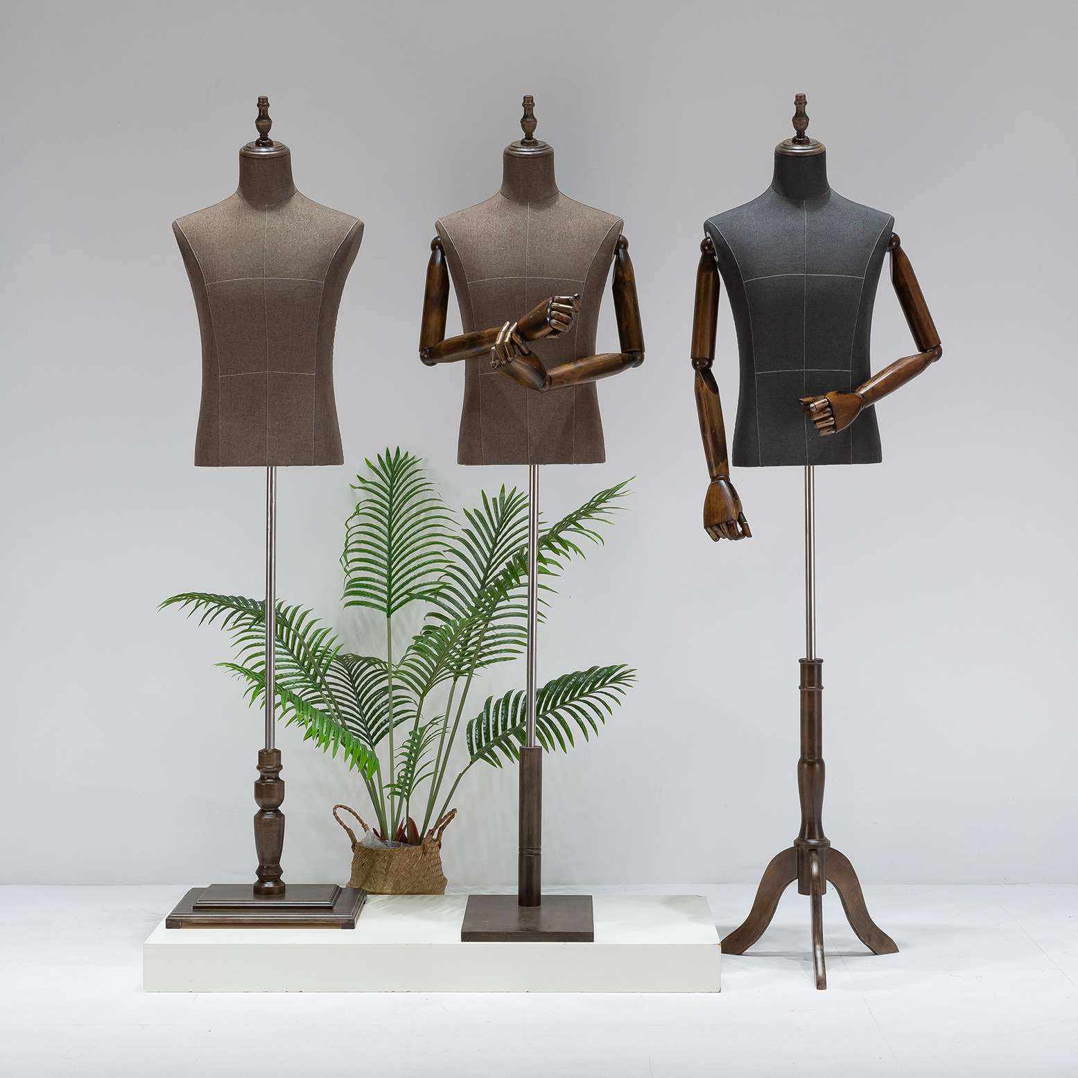 服装店模特道具男半身模特架子假人台展示架男装店全身西装礼服架