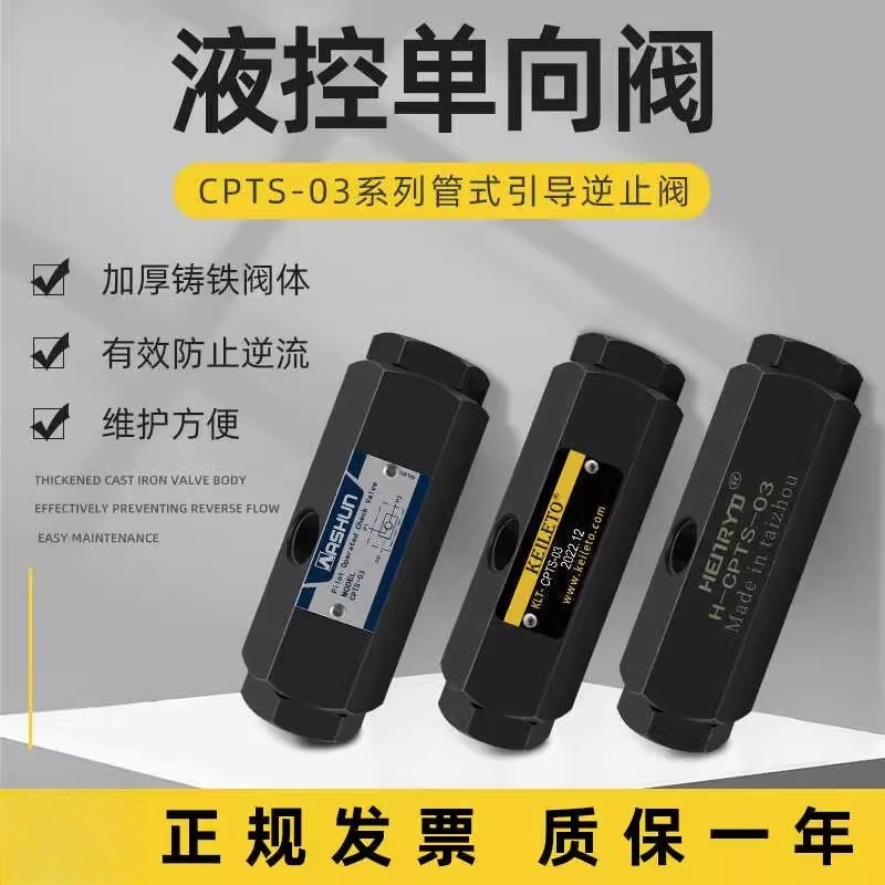 原厂现货 液压管式 引导逆止阀 管式液控单向阀 CPTS-03 油缸自锁