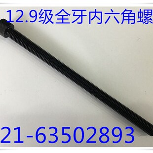 M10X340 M10X45 12.9级全牙内六角螺丝 12.9级全牙杯头螺丝