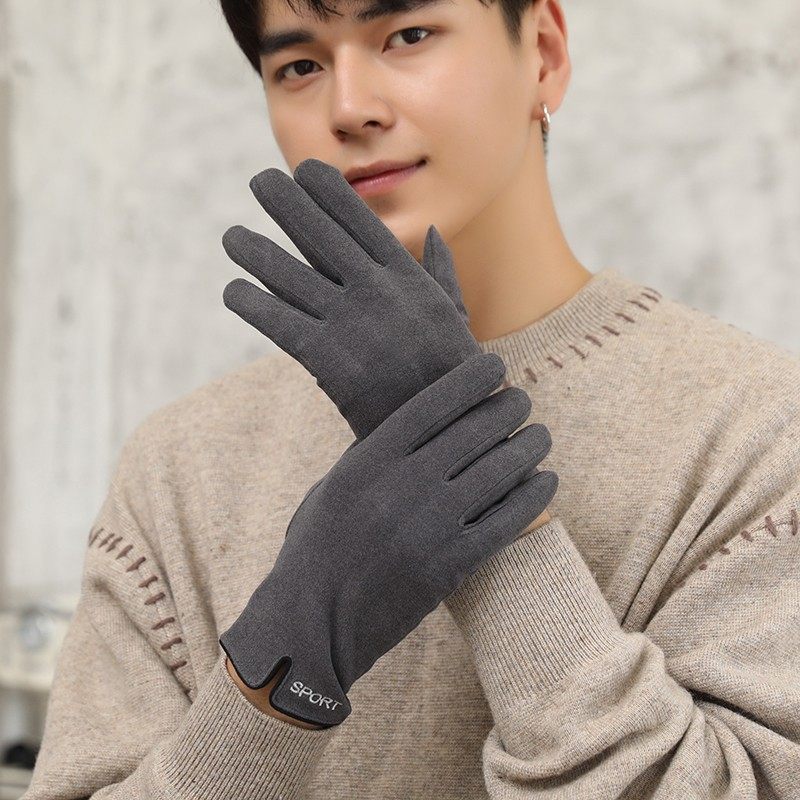 时尚男士春秋天手套男冬季薄款运动骑行保暖加绒防风弹力全指德绒,服饰配件/皮带/帽子/围巾,手套,淘宝优惠券,粉丝福利购,淘宝优惠卷