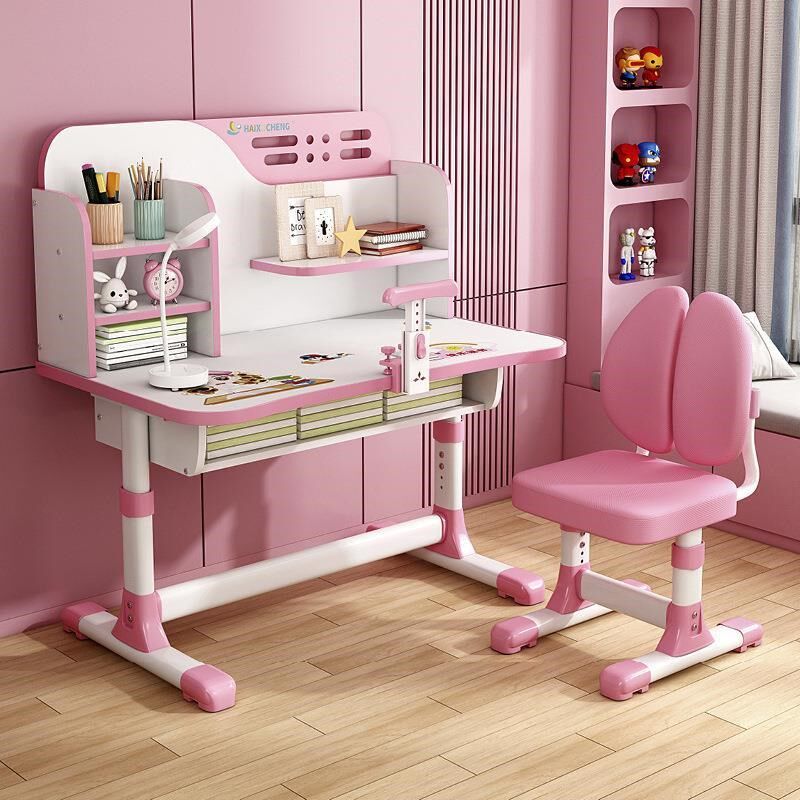 儿童学习桌可升降幼儿课桌椅套装组合家用中小学生宝宝作业写字桌