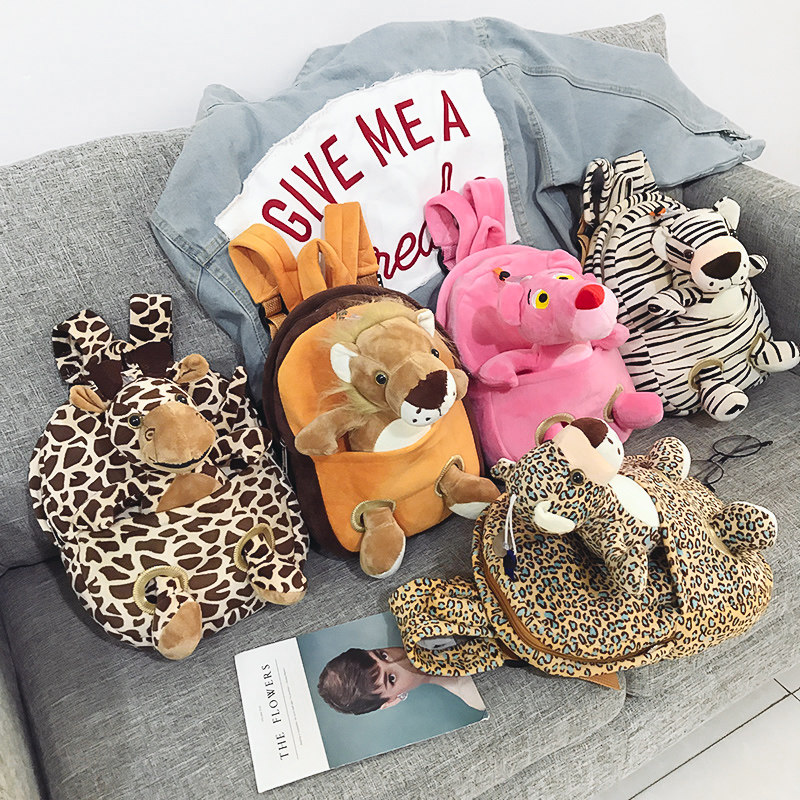 毛绒玩具儿童书包幼儿园1-3岁男女童宝宝婴儿韩版迷你可爱小背包