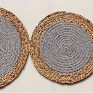 coast insulation straw and cotton Mixed placemat heat rope