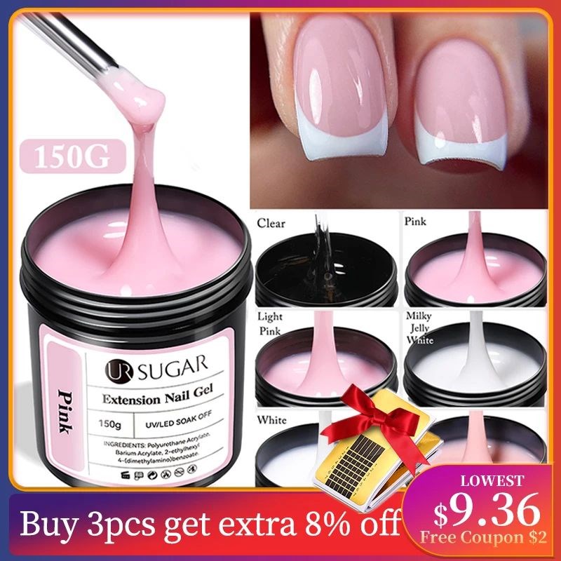 150g Extension French tAcrylic Gel Soak Off UV LED Camouflag