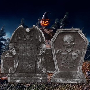 HaRunted Bubble Tombstone House decoration Halloween Props