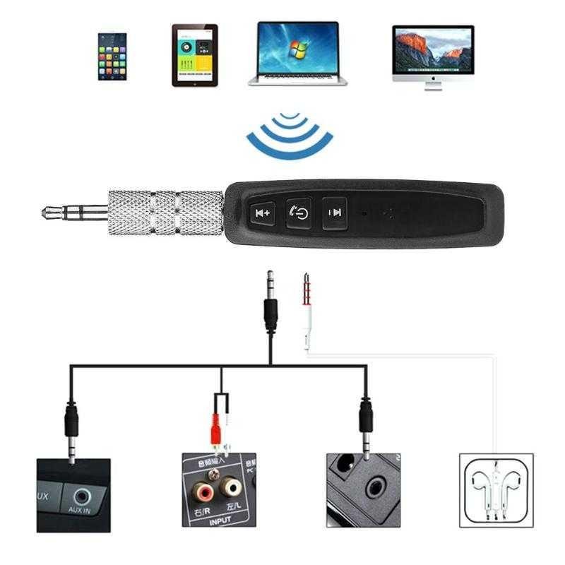 AUX 3.5mm Jack Hands-free Bluetooth CarK Transmitter Adapter