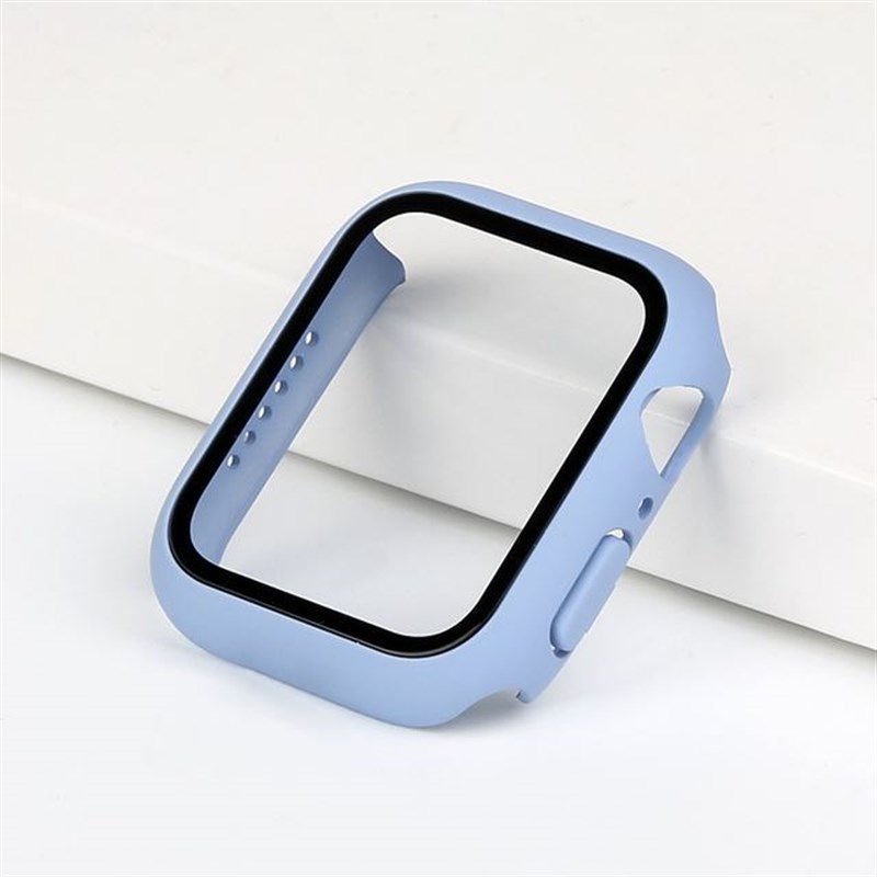 Glass + Cover lFor Apple Watch case 7/6/SE/5/4/3/2/1 iWatch