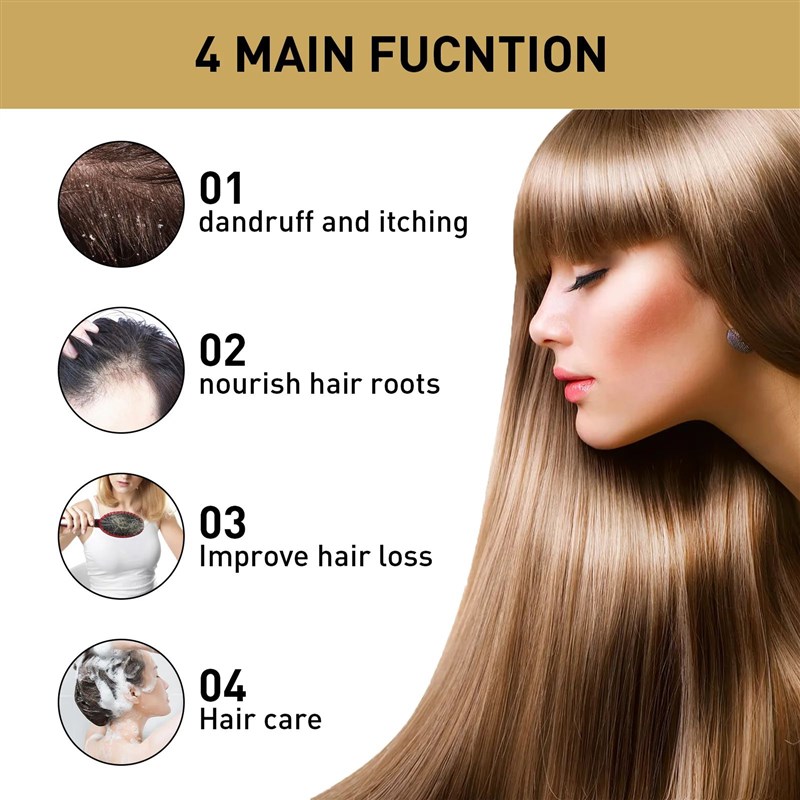 Ginger Refgrowth Shampoo Anti Hair Loss Oil Control Dandruff