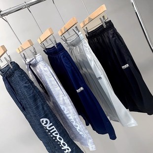 9347 印花透气运动短裤 日单尾货户外机能速干 男士