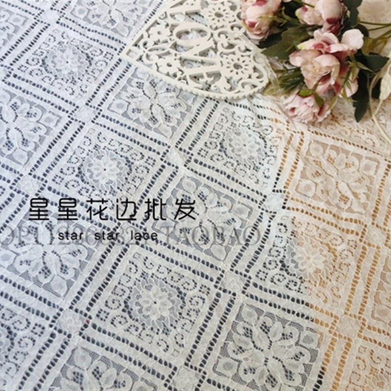3米价走秀款重磅股线睫毛蕾丝花边布料DIY礼服连衣裙台布高档面料