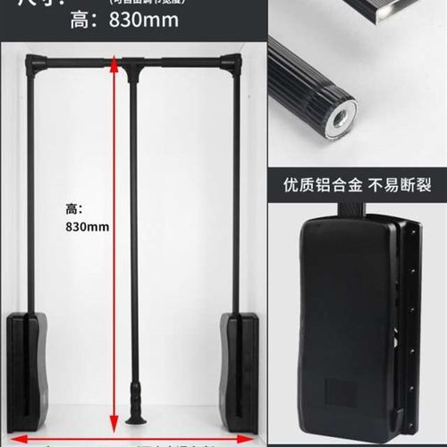 缓冲衣橱液压升降大衣柜挂衣杆拉杆下固亨挂衣器衣帽间挂拉定制式