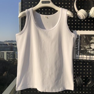 外穿吊带衫 薄款 宽松百搭纯棉内搭潮 坎肩2023夏季 打底小背心女无袖