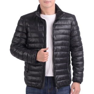 中年男士棉衣轻薄款棉服老人棉袄爸爸装中老年男装外套羽绒棉冬装