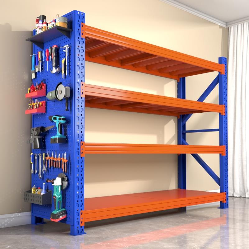 仓库重型货架置物架工厂生产多层家用工厂仓库架加厚立柱