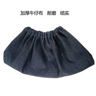 耐磨防滑可洗 加厚牛仔布鞋 套 家用样板房学生机房用帆布鞋 套脚套
