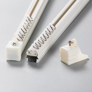 侧装 铝合金窗帘轨道罗马杆窗帘杆双轨单轨道滑轨滑轮滑道导轨顶装