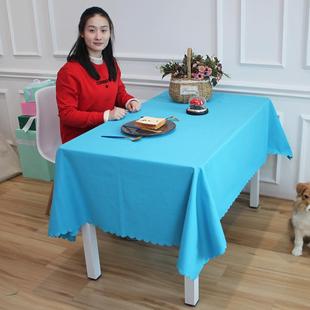简约桌布书桌ins学生帆布桌布中式 餐桌桌布布艺现代简约棉麻日式