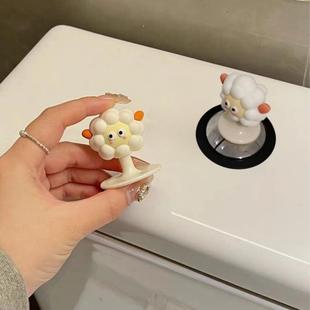 可爱马桶提盖器家用免打孔神器学生宿舍浴室卫生间女生卡通掀盖器