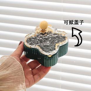 潮流烟缸桌面摆件 ins陶瓷烟灰缸带盖防飞灰家用客厅茶几个性