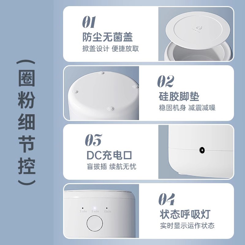 2025新款超声波牙套清洗机清洁器眼镜店款便携首饰隐形保持器