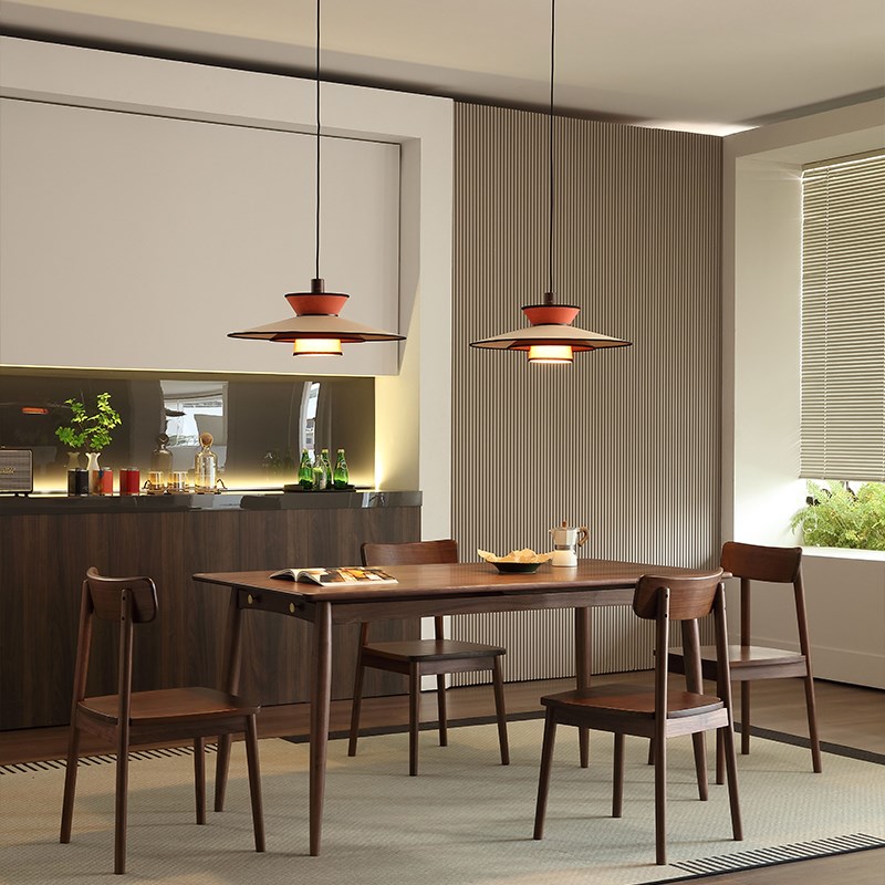 nifti柠檬草吊灯爆款布艺撞色吊灯轻奢法式现代餐厅床头吊灯