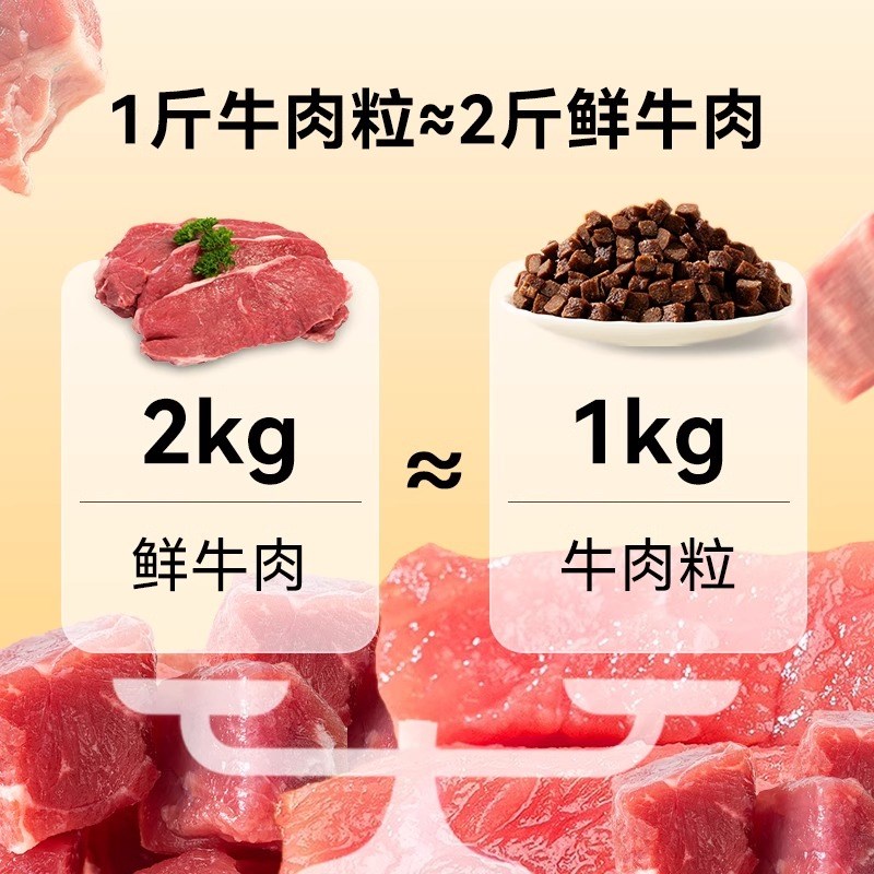 狗狗训练奖励零食牛肉粒幼犬小型犬泰迪训狗冻干宠物粮磨牙棒