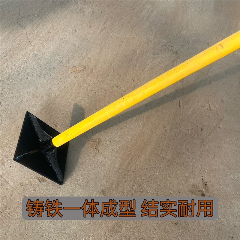 夯土器打夯工具 重型夯实地基农用工具地面压实夯平地面压土凿岩