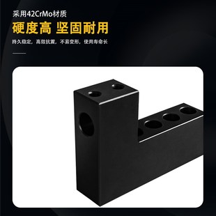 数控车床排刀架单排双排辅v助刀座打孔内孔刀座u钻夹具机床排刀座