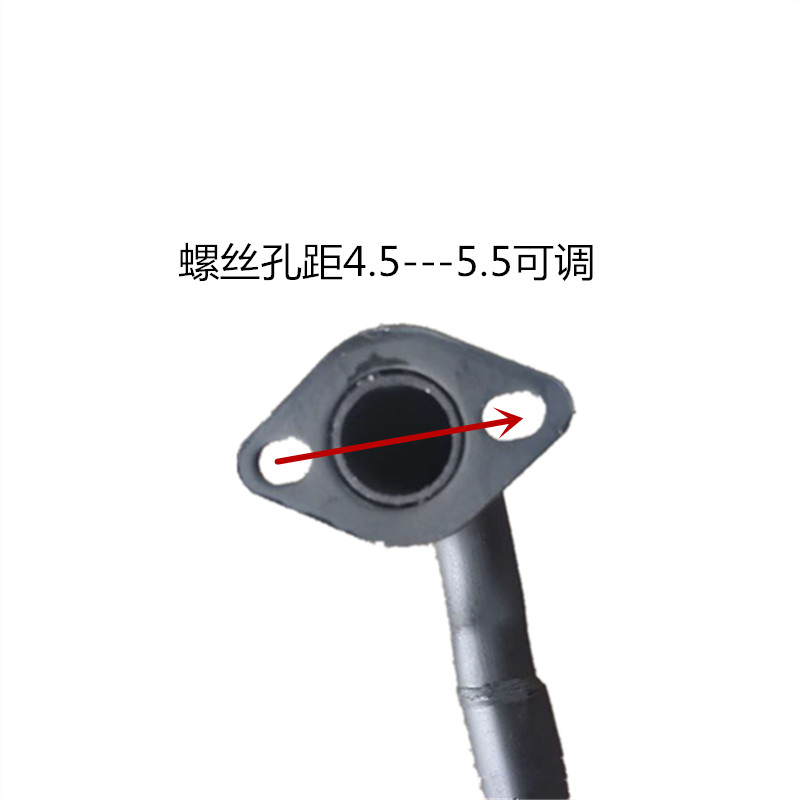 消音效果好电动三四轮车汽柴油增程器发电机GY6--150分体式排气管