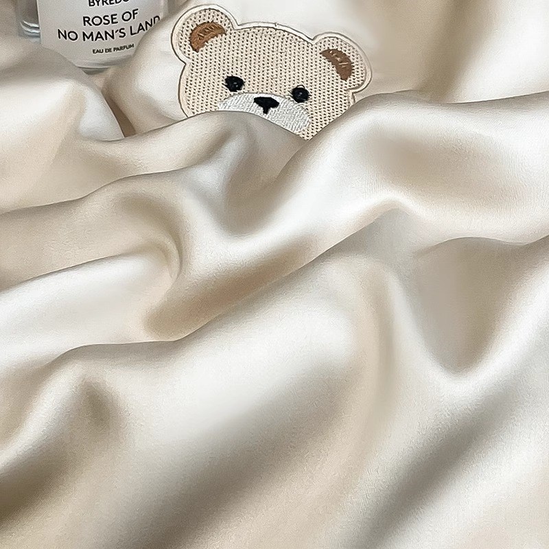 轻奢夏天冰丝夏凉被床上四件套夏季丝滑裸睡被子床品床单人三件套