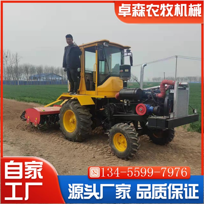 拖拉机大马力改装290至380二手四轮农用耕地耕田多缸柴油机拖拉机