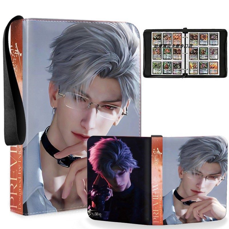 恋与深空卡片收纳册活页九宫格卡册追星拍立得相册皮质3寸小卡套