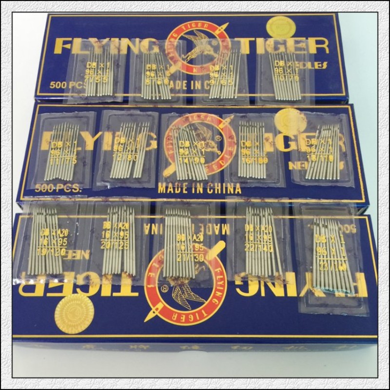 飞虎牌平车平缝机针机针DB*1 7-24号 工业缝纫机针 一条500根