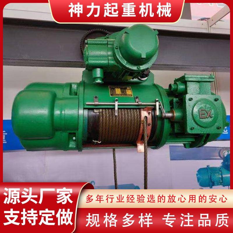 无线遥控电动葫芦型钢丝绳电动葫芦自重轻防爆电动葫芦