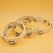 手摇铃鼓儿童幼儿园铃圈用打击乐器手拍鼓舞蹈表演手鼓手铃鼓