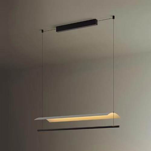 设计师现代简约长条餐厅吊灯个性创意办公室茶室书房前台吧台吊灯