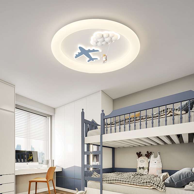 全光谱儿童房护眼吸顶灯女孩男孩卧室主灯现代简约创意房间灯