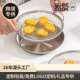 不锈钢油炸碗盘圆形油炸篮家用油渣过滤网厨房双耳沥油网漏网筛