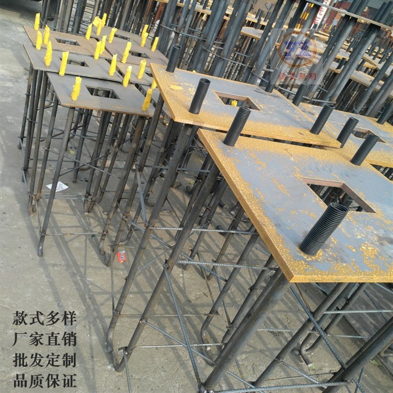 交通标志杆预埋件销售 2F标志杆基础预埋件销售 基础笼预埋件安装