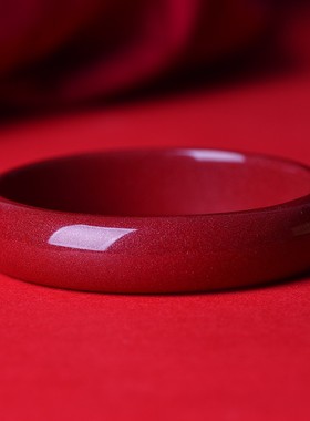 原矿晶体红朱砂手镯女式气质手链网红爆款送母亲闺蜜妈妈奶奶礼物