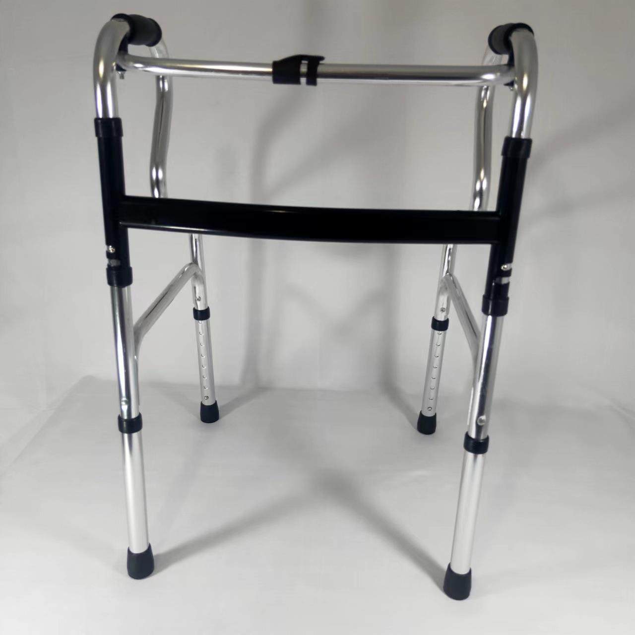 铝合金老人助行器折叠助步手推车偏瘫残疾老年人康复学步车助步器