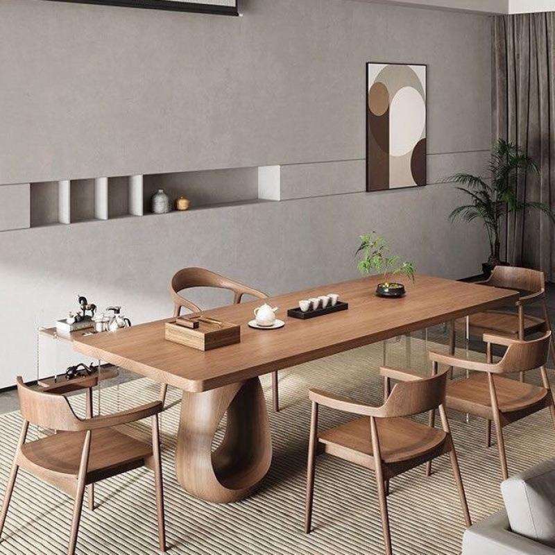 实木茶桌一体大板茶台桌椅组合现代简约办公室家用客厅泡茶一体桌