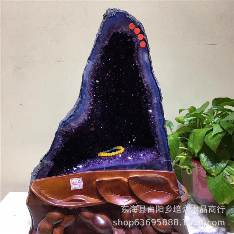 天然紫水晶洞摆件巴西紫晶洞摆件水晶洞摆件厂家直销