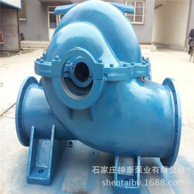 柴油机双吸泵8Sh-13卧式双吸中开泵大口径防汛排涝移动泵车