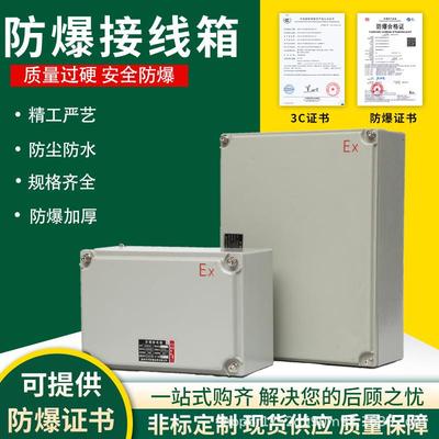 防爆配电接线箱动力照明仪表开关控制柜检修不锈钢防爆箱空箱出口