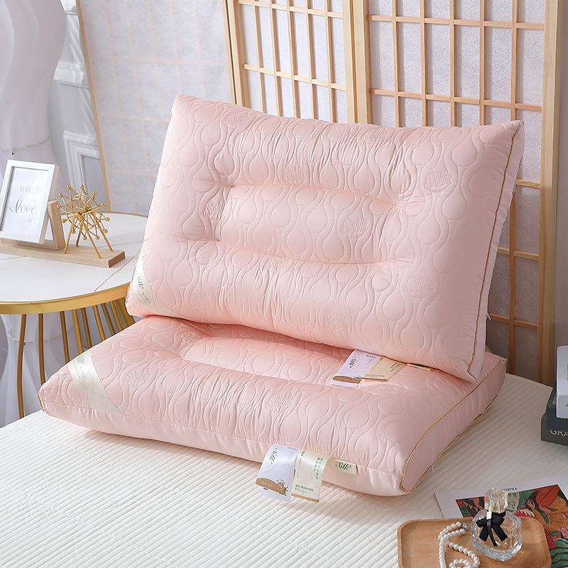 新款蚕丝蛋白乳胶枕头枕芯不塌陷立体枕成人枕可水洗高档家用单人